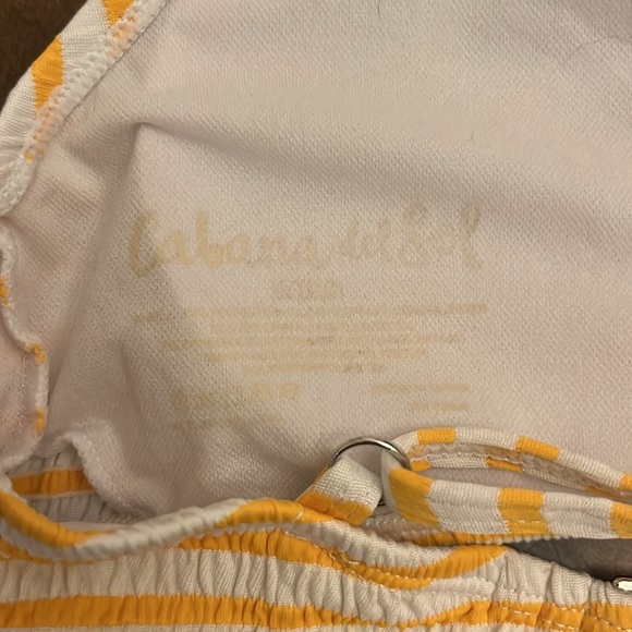 Yellow and White stripe bikini size medium from Cabana Del Sol - Picture 5 of 8